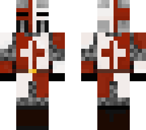 red and white knight-quartered tabard