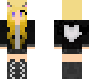 emo blonde werewolf girl