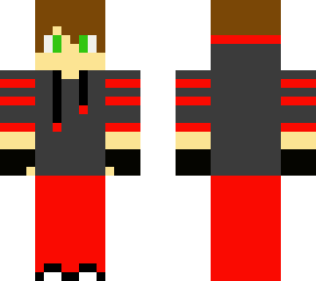 red striped hoodie