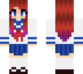 anime school girl