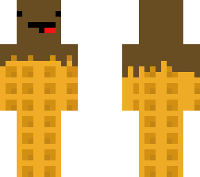 chocolate dipped derpy waffle