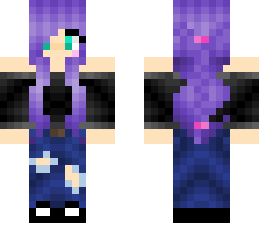 lilac hair female