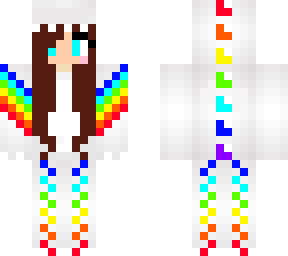 rainbow dino girl remake