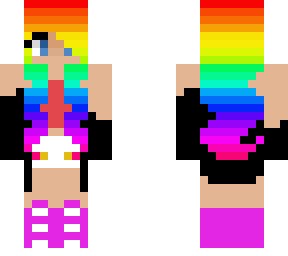 rainbow ombre hair