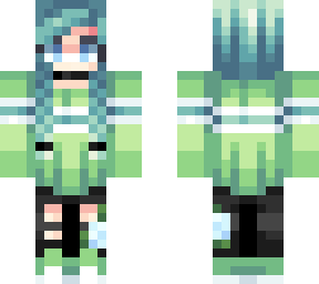 bluehairbraid 4pxl arm
