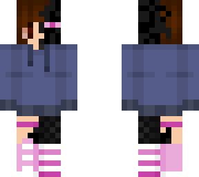 half enderman half human girl
