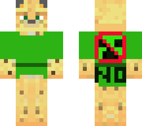 ocelot wearing a no creeper shirt