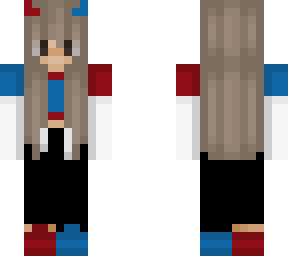 red and blue - girl