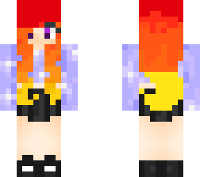 rot, orange, gelbe haare