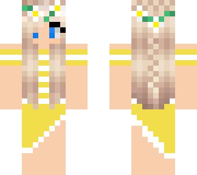 yellow beach girl