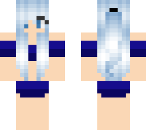 blue bikini