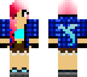destiny blue plaid dragon