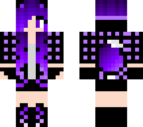 purple wolf girl