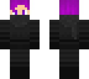 black and purple