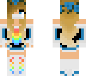 blonde rainbow ninja