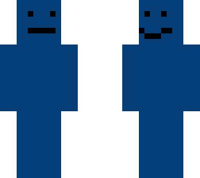 blue man