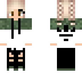 Camo Girl Blonde Minecraft Skins