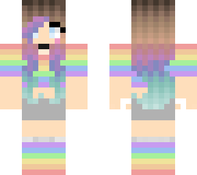 pastel? rainbow girl