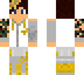white and gold