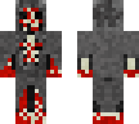 bloody withered skeleton