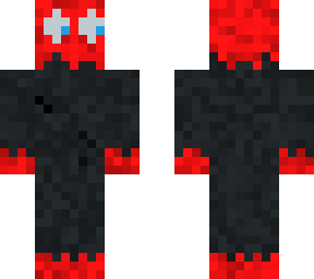pacman ghost red