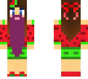 purple bearded strawberry girl