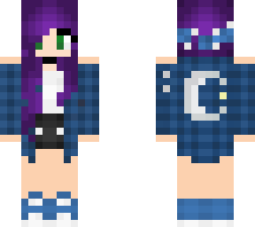 purple hired girl