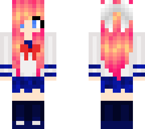 anime school girl