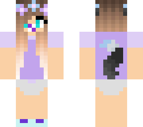 baby wolf girl 2 purple instead of pink