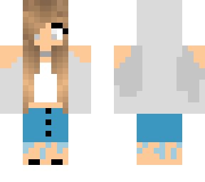 jean skirt