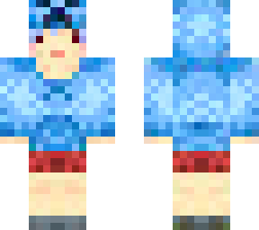 blue creeper girl