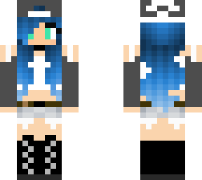 blue girl