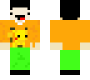 derp whit pikachu shirt