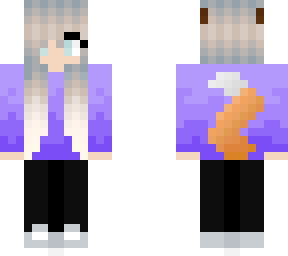 purple fox girl
