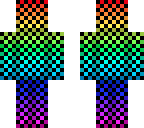 rainbow checker