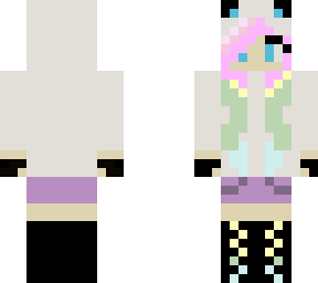 rainbow panda girl