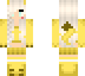 blonde pika girl