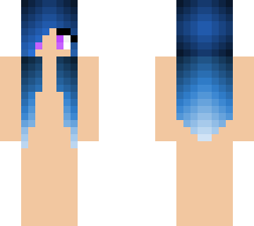 blue hair skin base