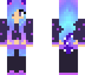 galaxy cat girl