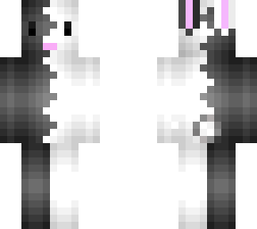 grey and white bunny