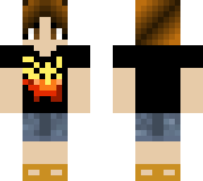 me irl (t-shirt and shorts)