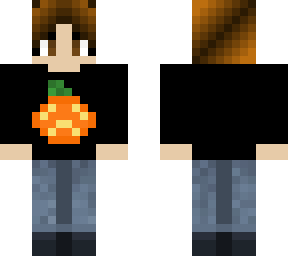 me w/ halloween pumpkin