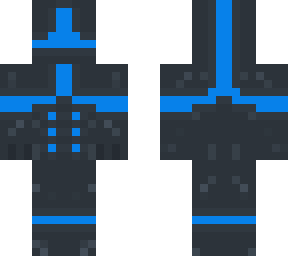 mech warrior light blue