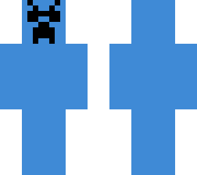 angry blue creeper