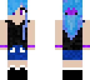 blue violet girl