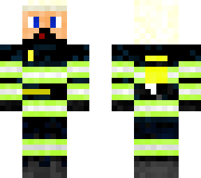 czech fireman with oxygen mask, version 2nd