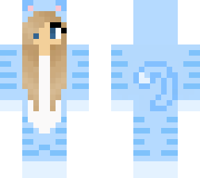 blue cat girl