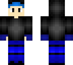 cool skin blue and black