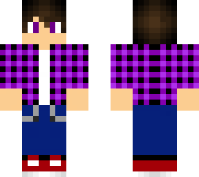 flannel purple