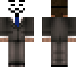 hacker with blue tie